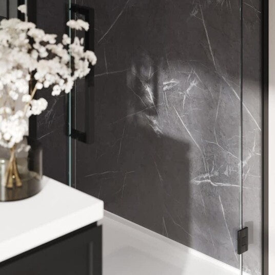 Baderomspanel Fibo 2272 L00 Black Marble Baderomspanel Fibo 2272 L00 Black Marble