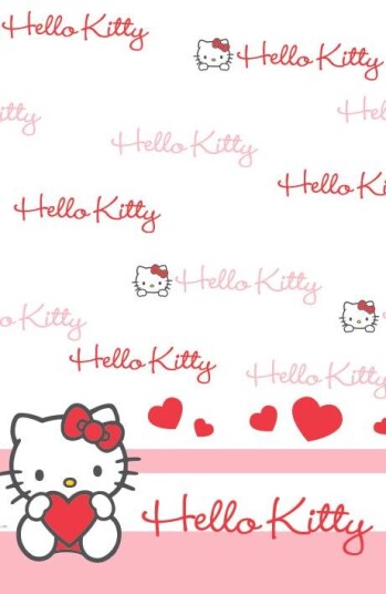 Hello Kitty "SweetHeart" Bordduk, str 120x180cm