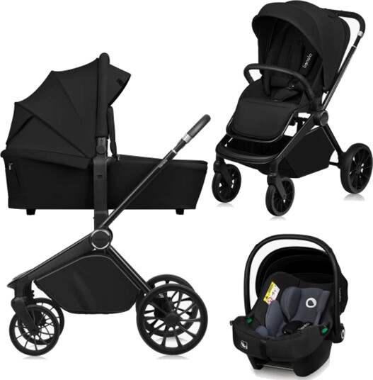 Lionelo MIKA Plus 3-in-1 Duovogn Black Onyx