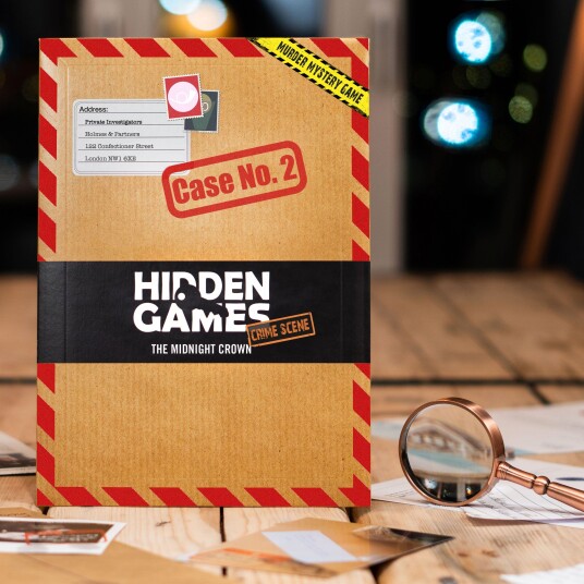 Hidden Games Crime Scene: The Midnight Crown - Brettspill fra Outland Hidden Games Crime Scene: The Midnight Crown - Brettspill fra Outland