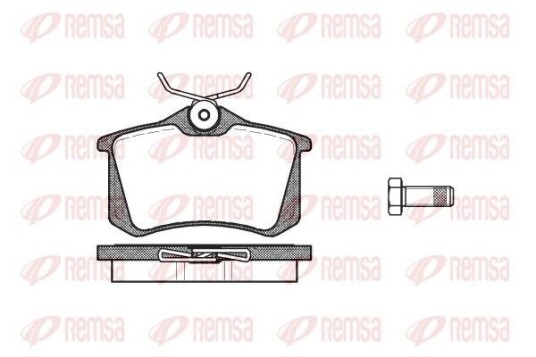Bremseklosser REMSA 0263.10 Bremseklosser REMSA 0263.10