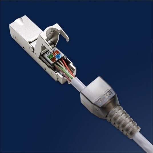 Qoltec Rj 45 Cat 6A Stp Sølv Qoltec Rj 45 Cat 6A Stp Sølv