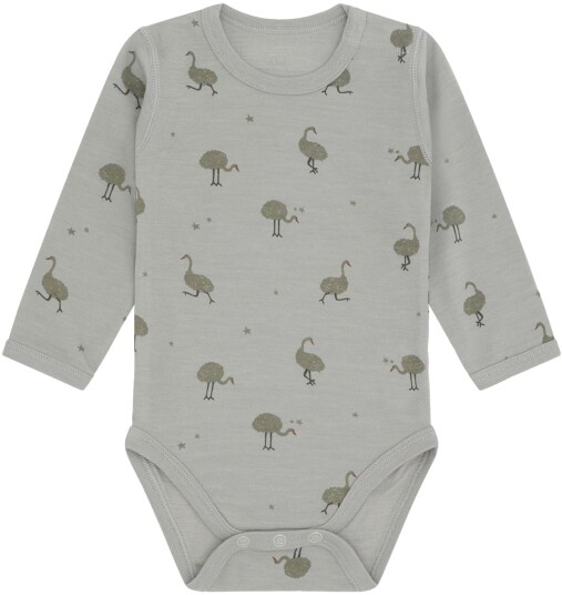 Hust&Claire ull Hust and Claire Hcbaloo Ostrich ull/bambus body Forest Fog (50) 50