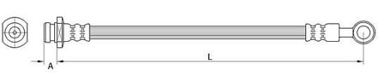 Bremseslange METZGER 4111549