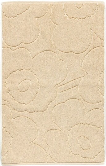 Marimekko Piirto Unikko baderomsmatte 50x80 cm Beige