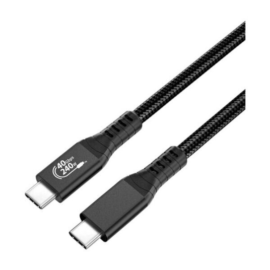 DACOTA PLATINUM USB-C (USB4) KABEL 1 M, SVART