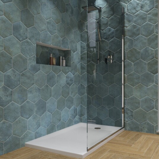 Cerlat Samoa Hex Turquesa 22.5x26 9mm Cerlat Samoa Hex Turquesa 22.5x26 9mm