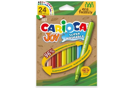 Carioca ECOfamily Fine Tynne Tusjer 24 Stk.