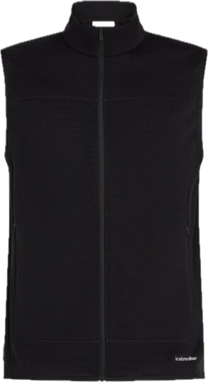 Icebreaker Men Merino Blend 300 Realfleece™ Descender Vest Black M