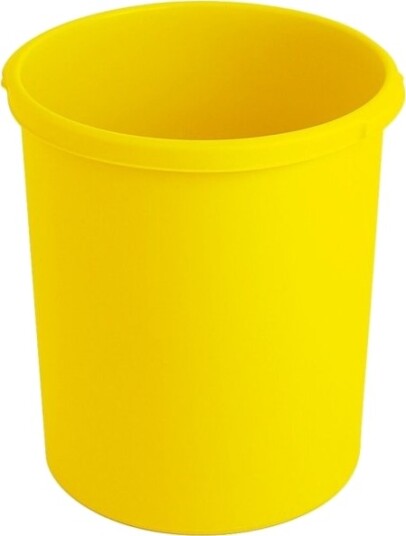 Papirkurv V Part Gul Plast