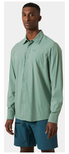 Helly Hansen Men's Tofino Solen Long Sleeve Shirt Grønn XL