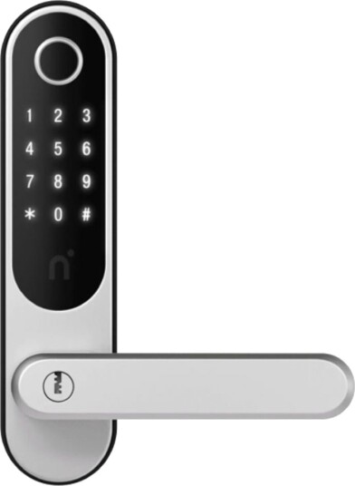 Nimly Touch Pro Elektronisk Kodelås med Fingeravtrykk Sølv/Svart Nimly Touch Pro Elektronisk Kodelås med Fingeravtrykk Sølv/Svart
