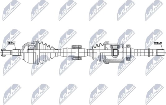 NTY NPW-FR-184 Drivaksel