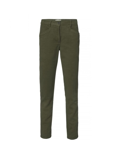 Chevalier Tirley Moleskin Pants Women Dark Green 40W 40