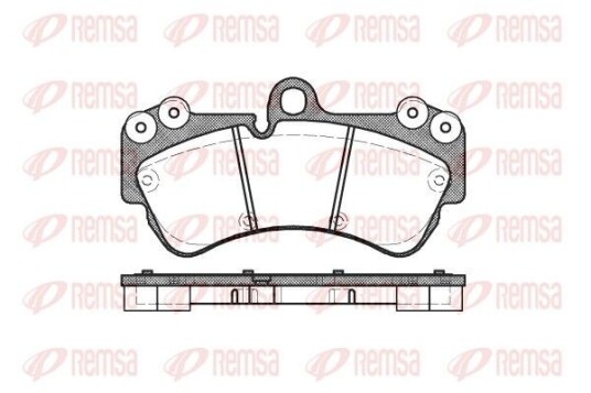 Bremseklosser REMSA 0994.00 Bremseklosser REMSA 0994.00