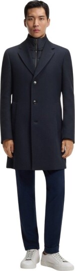 Hugo Boss H hyde coat bib 54 blå herre