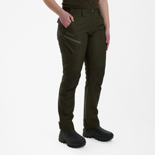 Deerhunter Lady Chasse Trousers Olive Night melange 46 Deerhunter Lady Chasse Trousers Olive Night melange 46