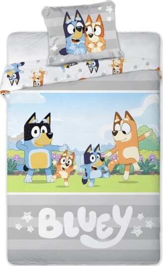 Bluey Junior Sengetøy 100X135 Cm 100% Bomull