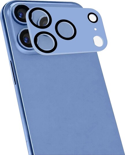 Celly - Kamerabeskyttelse CameraPro iPhone 18 Pro/17 Pro Light Blue - Blå