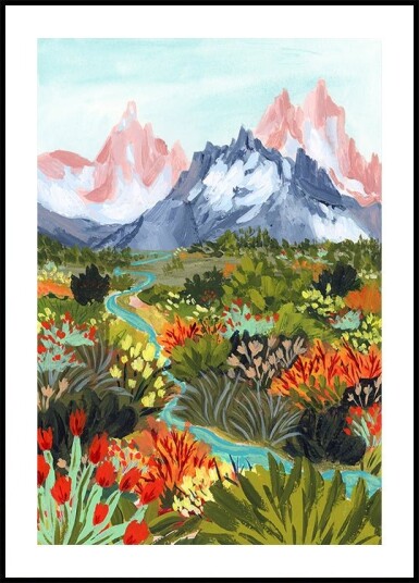 Autumn Mountains Plakat Plakat / 30x40cm