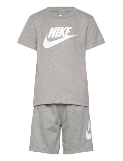 Nike Ks-Knit Short Set - Grey - 92/98