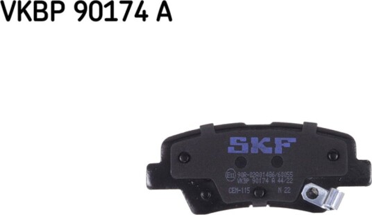 Bremseklosser SKF VKBP 90174 A Bremseklosser SKF VKBP 90174 A