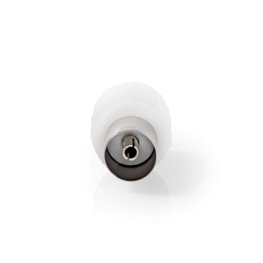 Nedis IEC koaks Connector Rett Hann / Hunn Nikkel Belagt 75 Ohm Skrue Kabeltilførselsdiameter: 7.0 Mm Metall PVC H