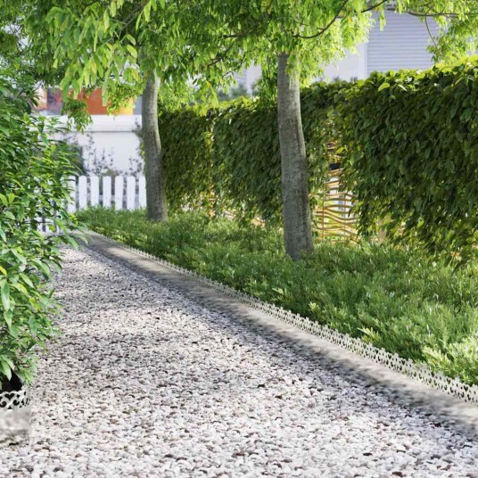 vidaXL Plenkanter 30 pcs sølv 103 x 0,05 x 22 cm Galvanisert Stål