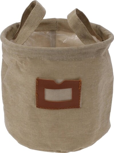 Home Styling Collection Oppbevaringskurv Med Vindu Og Håndtak Ø 16 Cm Home Styling Collection Oppbevaringskurv Med Vindu Og Håndtak Ø 16 Cm