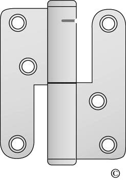 Assa 2228-110 Fjærhengsel 110 mm, Forsinket Høyre