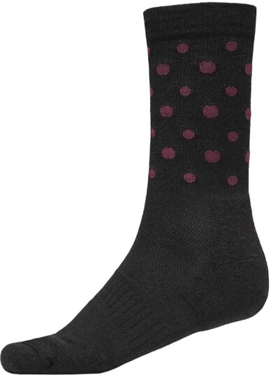 Icebug Active Merino Sock Spots Black/Hibiscus 43-45