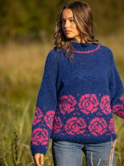 Viking Garn 2622-4c Rose Genser