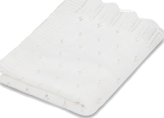 Vanilla COPENHAGEN Milk Strikket Teppe Baby