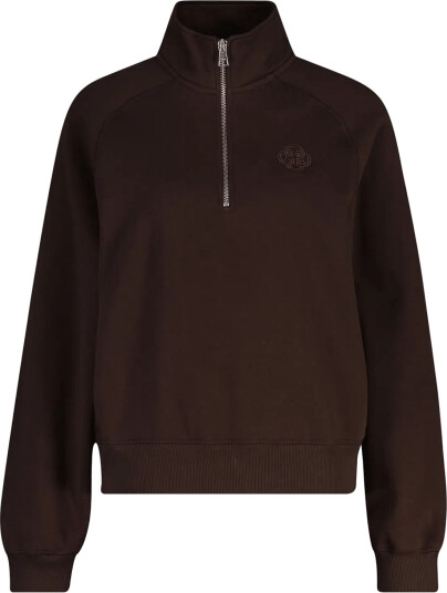 Gant Half Zip Sweatshirt   Brown   XL