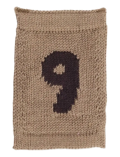Smallstuff Strikket Flagg 9 Nature Beige One Size