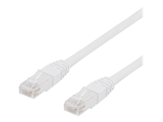 Deltaco Koblingskabel Rj-45 Hann Til Rj-45 Hann 10 M Utp Cat 6 Halogenfri Formstøpt Hvit Deltaco Koblingskabel Rj-45 Hann Til Rj-45 Hann 10 M Utp Cat 6 Halogenfri Formstøpt Hvit