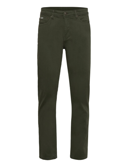 Lindbergh Twill Superflex 5 Pocket Pants - Green - 31 x 32