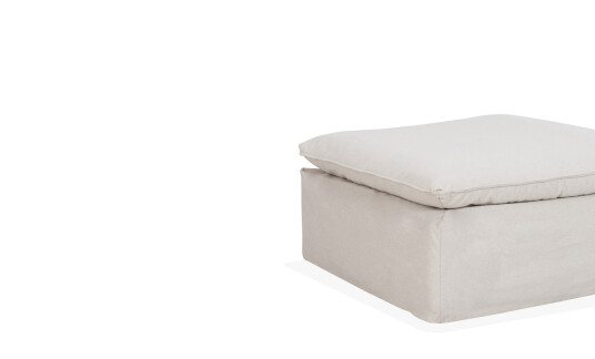 Soffadirekt POLSTER Dover Grand Deluxe Fotskammel Sandbeige
