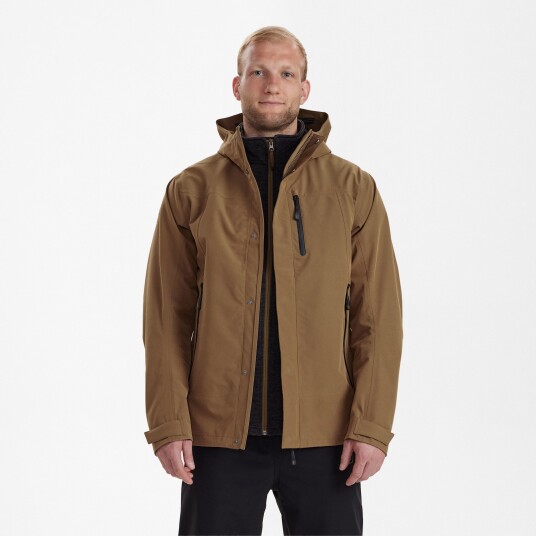 Deerhunter Sarek Shell Jacket with hood Butternut L