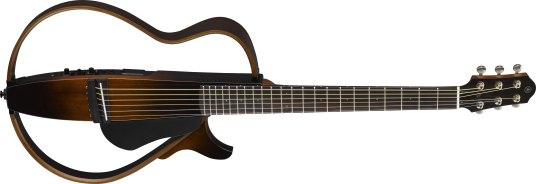 Yamaha Slg200s Steel Silent Guitar Translucent Svart Finish