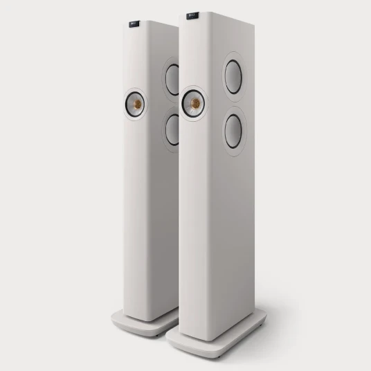 KEF LS60 Wireless + KEF Mu7 Mineral Hvit KEF LS60 Wireless + KEF Mu7 Mineral Hvit