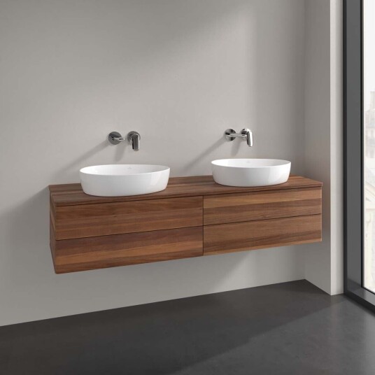 Villeroy & Boch Antao Servantskap med 4 skuffer 160x50x36 cm m/lys Valnøtt Villeroy & Boch Antao Servantskap med 4 skuffer 160x50x36 cm m/lys Valnøtt