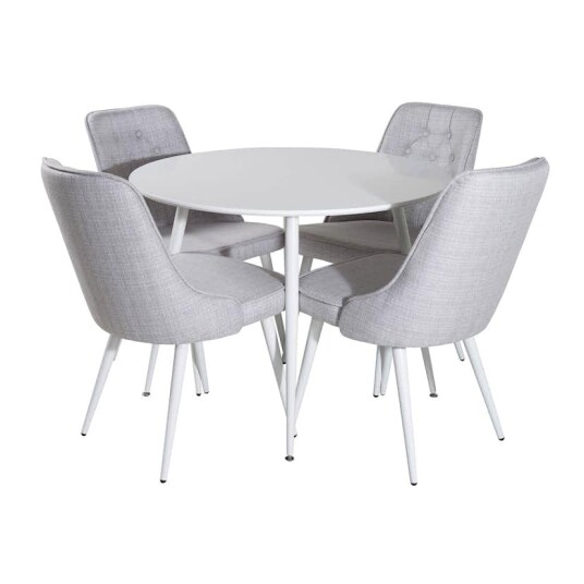 Venture Home Spisegruppe Venture Home Plake med 4 Vera Stoler Polyester Rundt GR19550