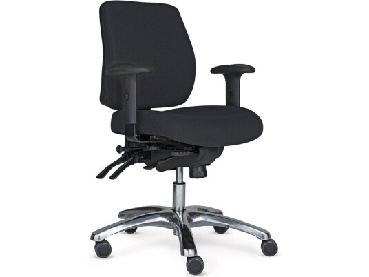 Toplux Pro 20 Kontorstol Med Armlener Sort Toplux Pro 20 Kontorstol Med Armlener Sort