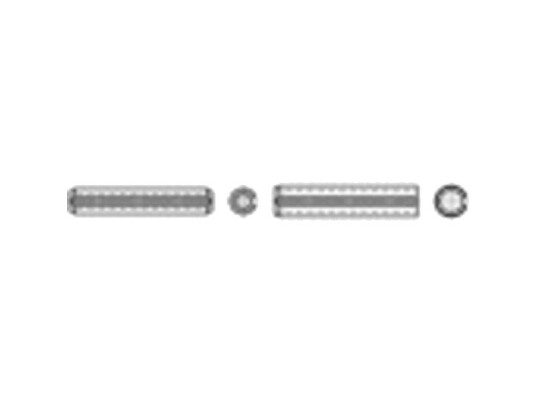 Toolcraft To-420897 Rørstifter (Ø X L) 5 Mm X 10 Mm Fjærstål 200 Stk