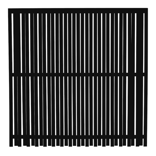 Gjerde PLUS Nagano Grunnet Sort 180x180 cm