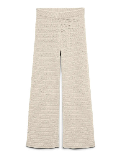Vero Moda Vmhayley Nw Loose Stitch Pant Boo   Cream   XL