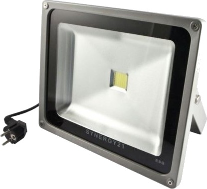 Synergy 21 Led Spot Utendørs Flomlys 30W Svart Hus Gul V2