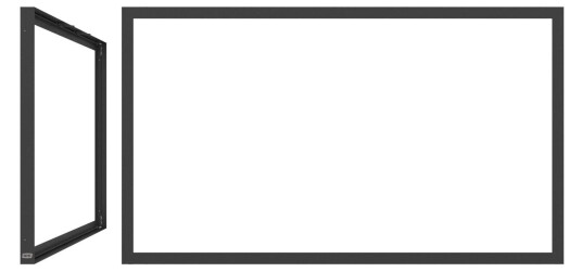 SMS 86L/P Casing Frame BL Black RAL9005 Beställningsvara SMS 86L/P Casing Frame BL Black RAL9005 Beställningsvara