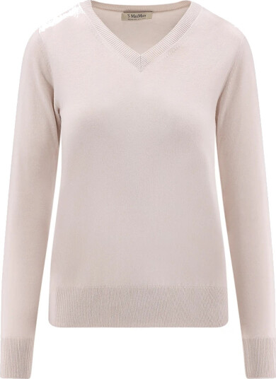 Max Mara Dame Strikkevarer Hvit S, Max Mara Dame Strikkevarer Hvit S,